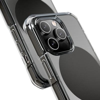 Grey Impact MagSafe Phone Case for iPhone - Matte Onyx Sphere