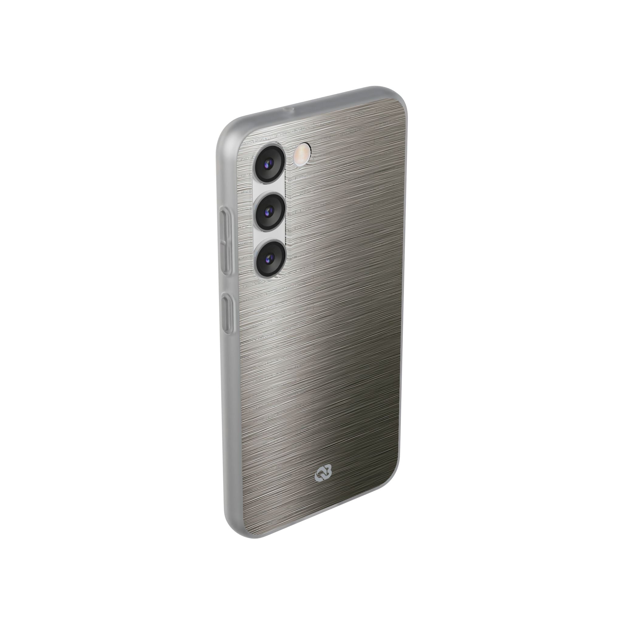 Grey Lite Phone Case for Samsung - Brushed Industrial Steel