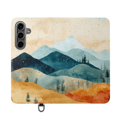 Blue Ridge Moon - Samsung S24 Case - Wallet