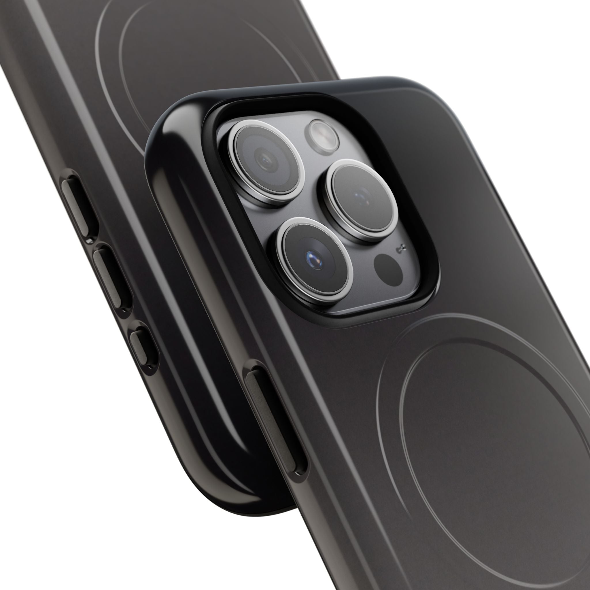 Grey Tough 2.0 Magsafe Phone Case for iPhone - Obsidian Ash Fade