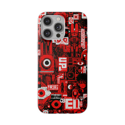 Neo Mecha Collage · Lite Phone Case for iPhone ·  Red