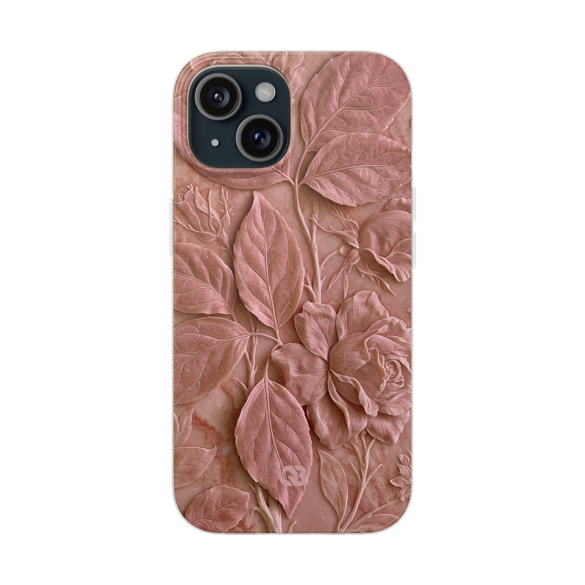 Blush Rose Relief · Lite Phone Case for iPhone ·  Pink