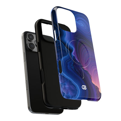 Radiant Strata · Tough 2.0 Magnetic Phone Case for iPhone · Blue