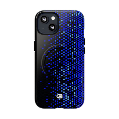 Cobalt Hex Dispersion · Tough 2.0 Magnetic Phone Case for iPhone · Blue