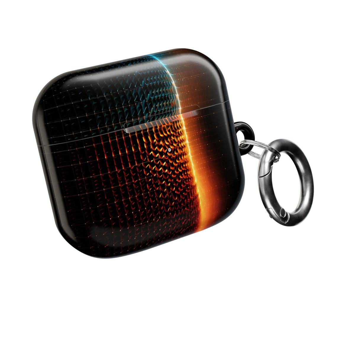 Luminous Refraction Grid · Hard Case for AirPods & AirPods Pro · Black