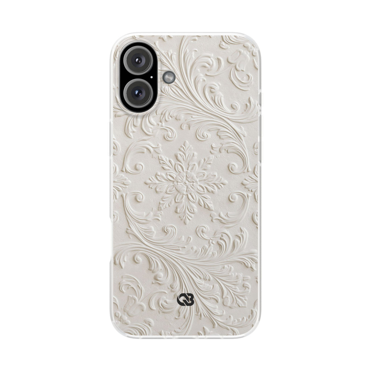 Sculpted Acanthus Relief · Lite Phone Case for iPhone ·  White