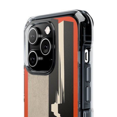 Orange Impact MagSafe Phone Case for iPhone - Orange Monolith Rift