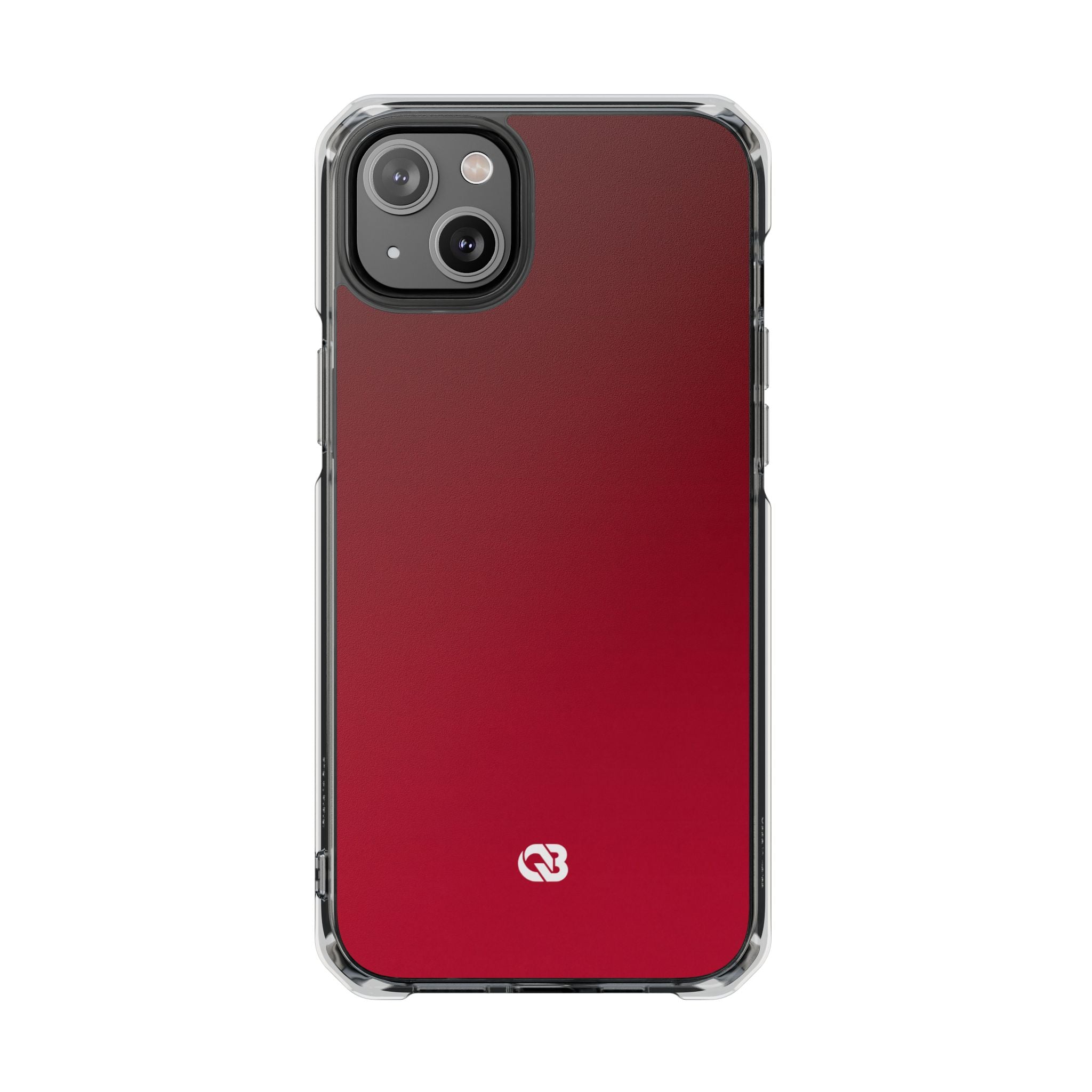 Red Impact MagSafe Phone Case for iPhone - Crimson Velvet Fade