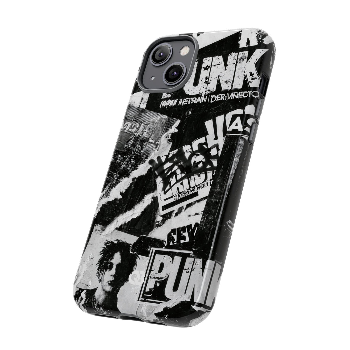 Underground Punk Collage · Tough Phone Case for iPhone · Black