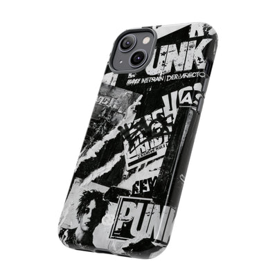 Underground Punk Collage · Tough Phone Case for iPhone · Black
