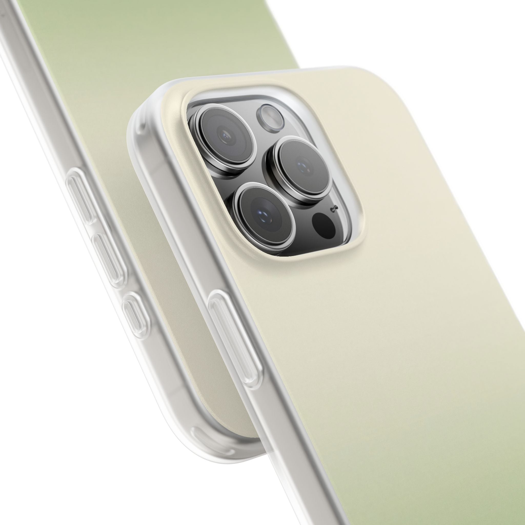 Green Lite Phone Case for iPhone - Bone Sage Fade