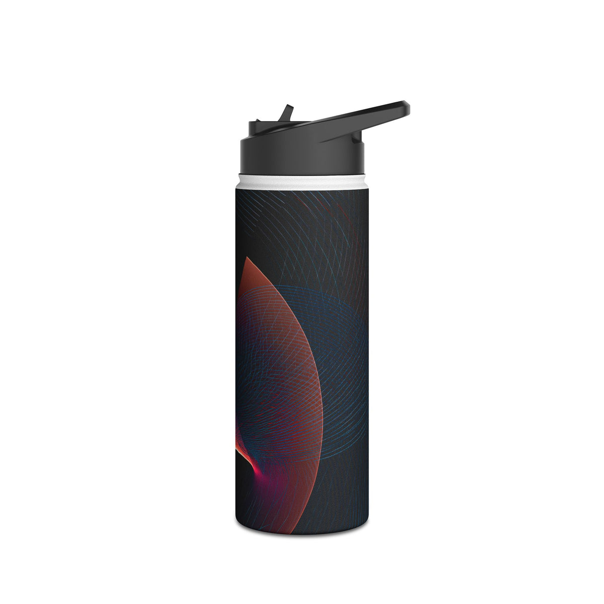 Chromatic Helix · Insulated Water Bottle · Black