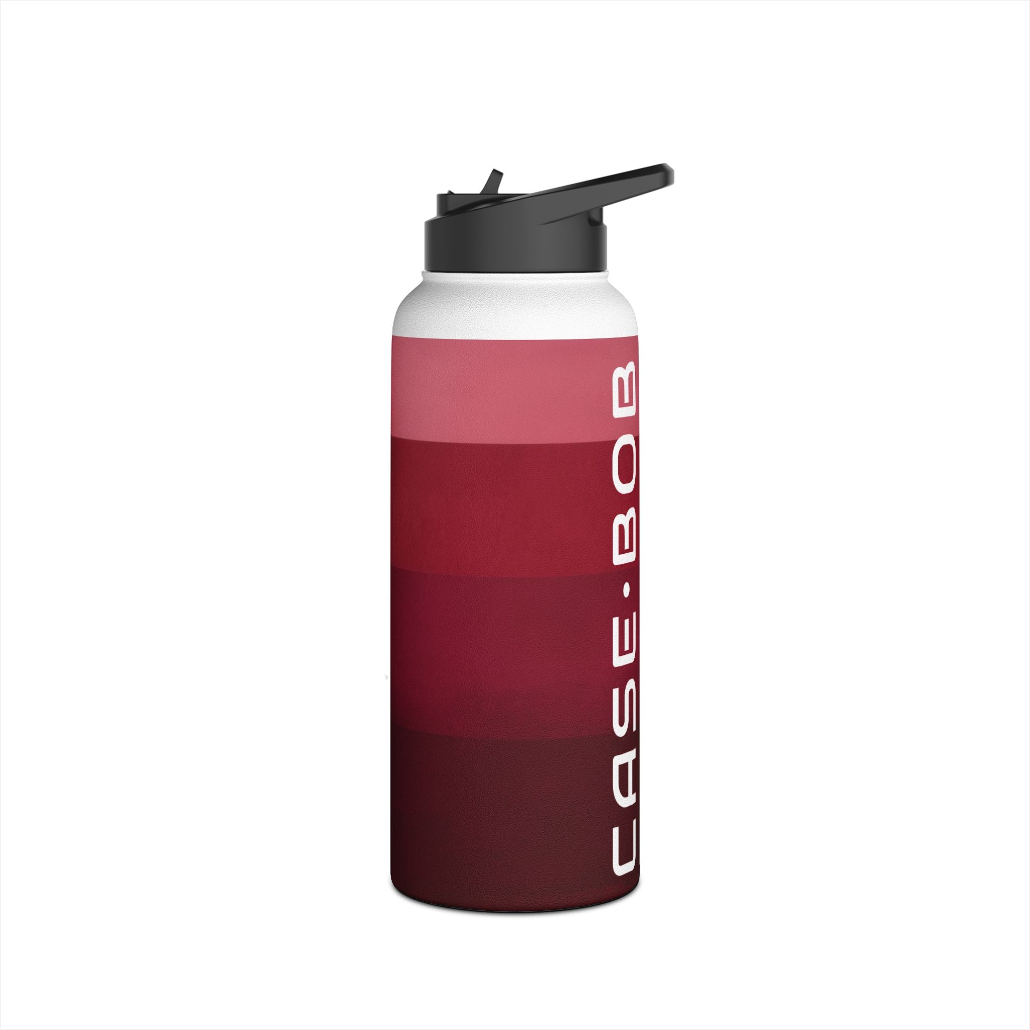 Blushing Stripes - Stainless Steel Water Bottle