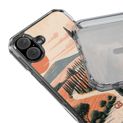 Orange Impact MagSafe Phone Case for iPhone - Terracotta Ridge Trail