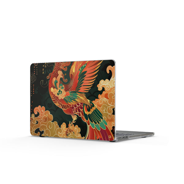 Imperial Phoenix Ascent · Clear Hard Case for MacBook · Red