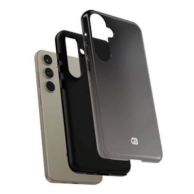 Grey Tough Phone Case for Samsung - Obsidian Ash Fade