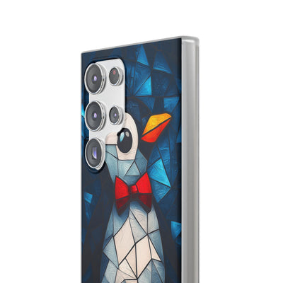 Mosaic Bowtie Penguin · Soft Phone Case for Samsung