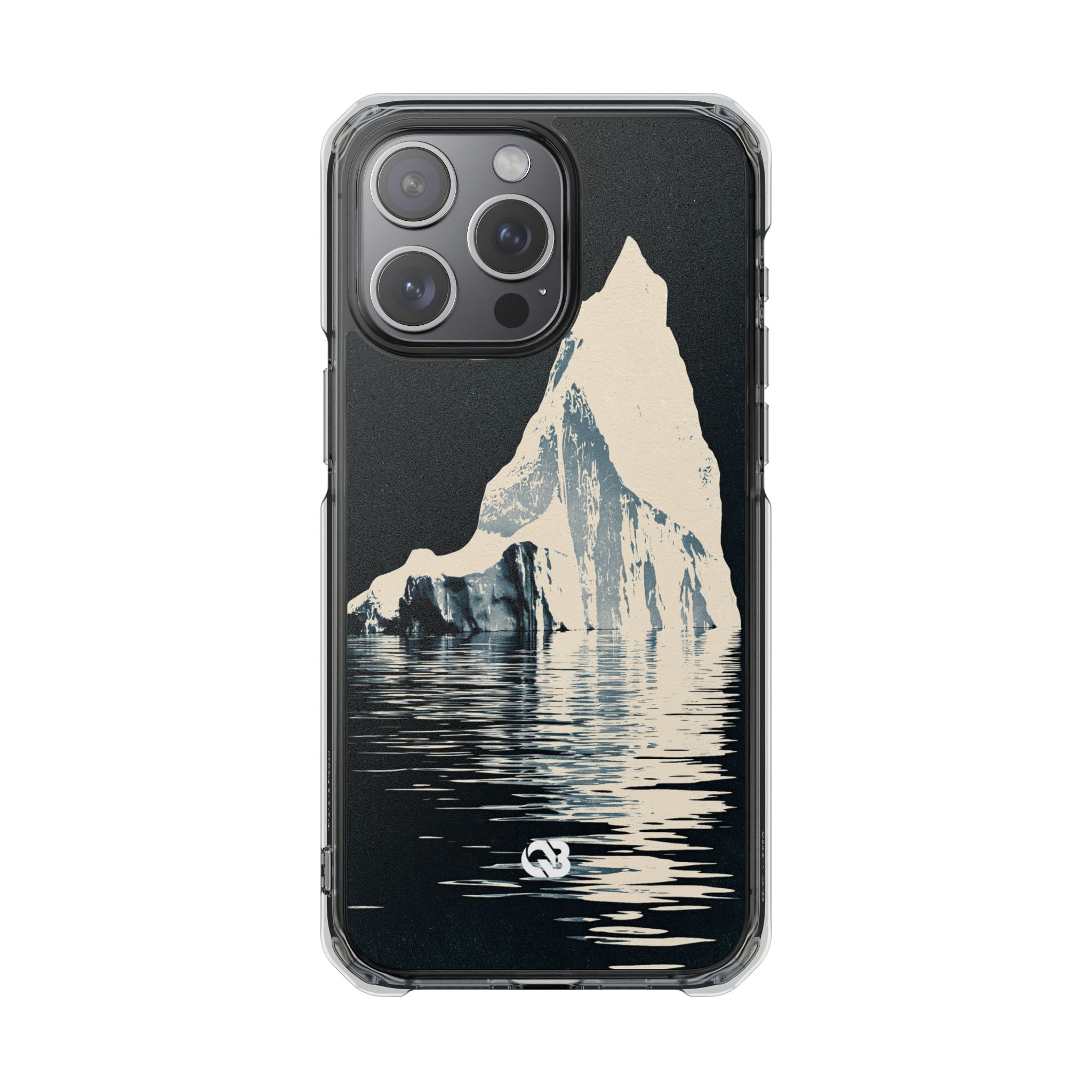 Blue Impact MagSafe Phone Case for iPhone - Frozen Navy Monolith