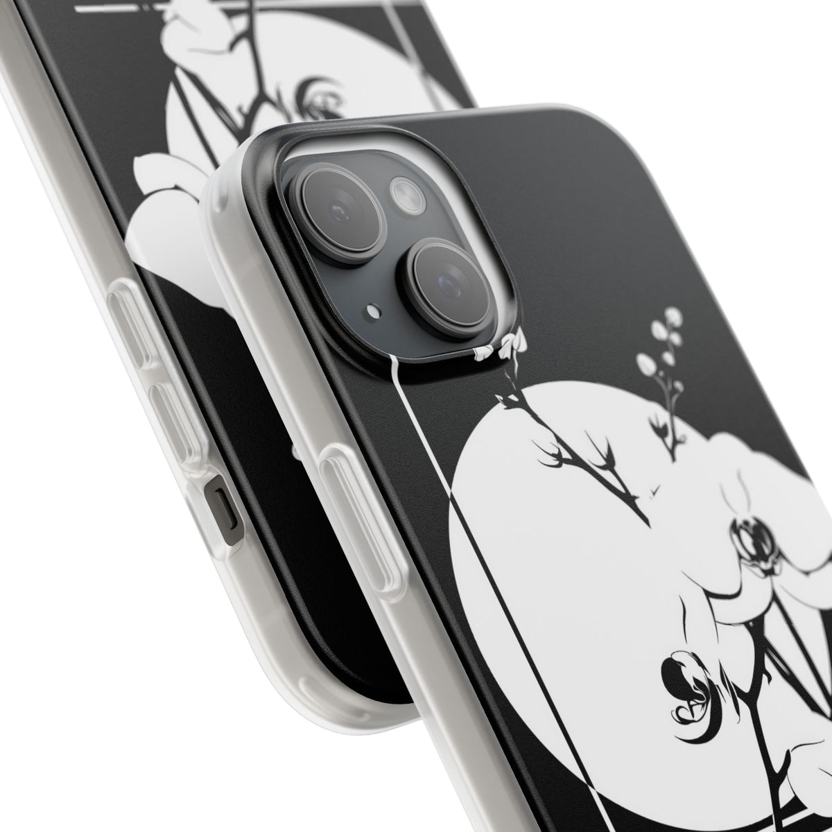 Nocturne Orchid Bloom · Lite Phone Case for iPhone ·  Black
