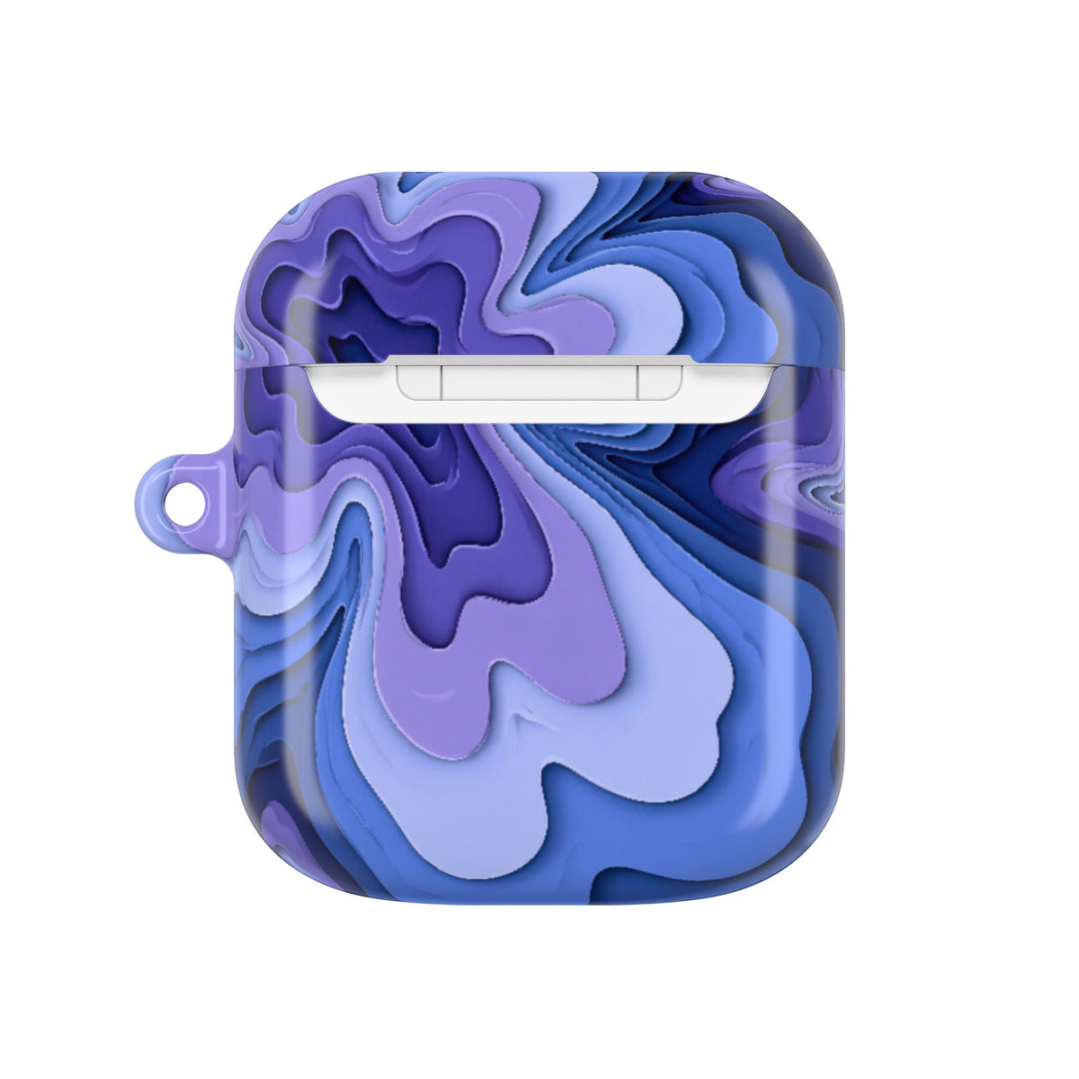 Periwinkle Strata Bloom · Hard Case for AirPods & AirPods Pro · Purple