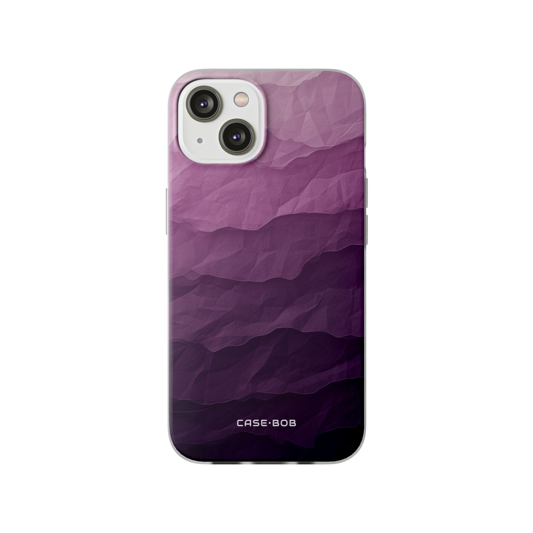 Purple Wave Layers iPhone 14 Case - Soft