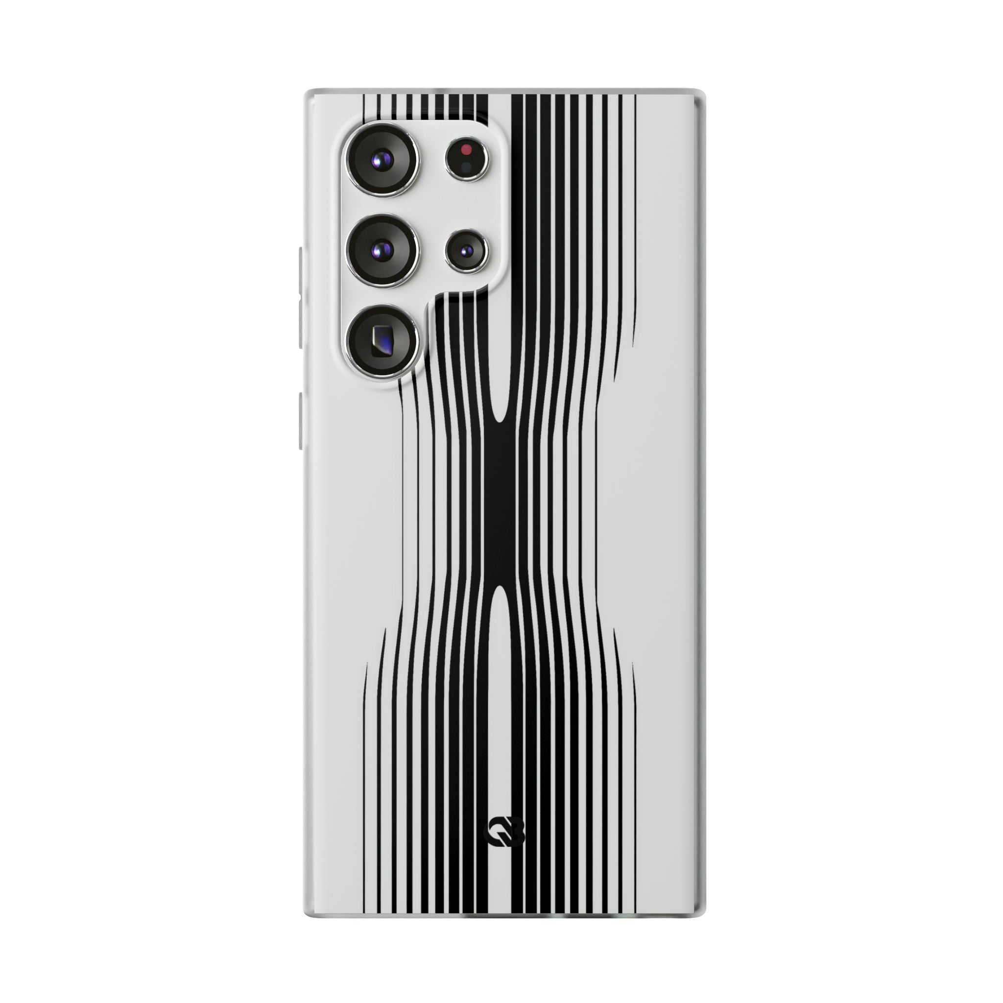 White Lite Phone Case for Samsung - Kinetic Mono Distortion