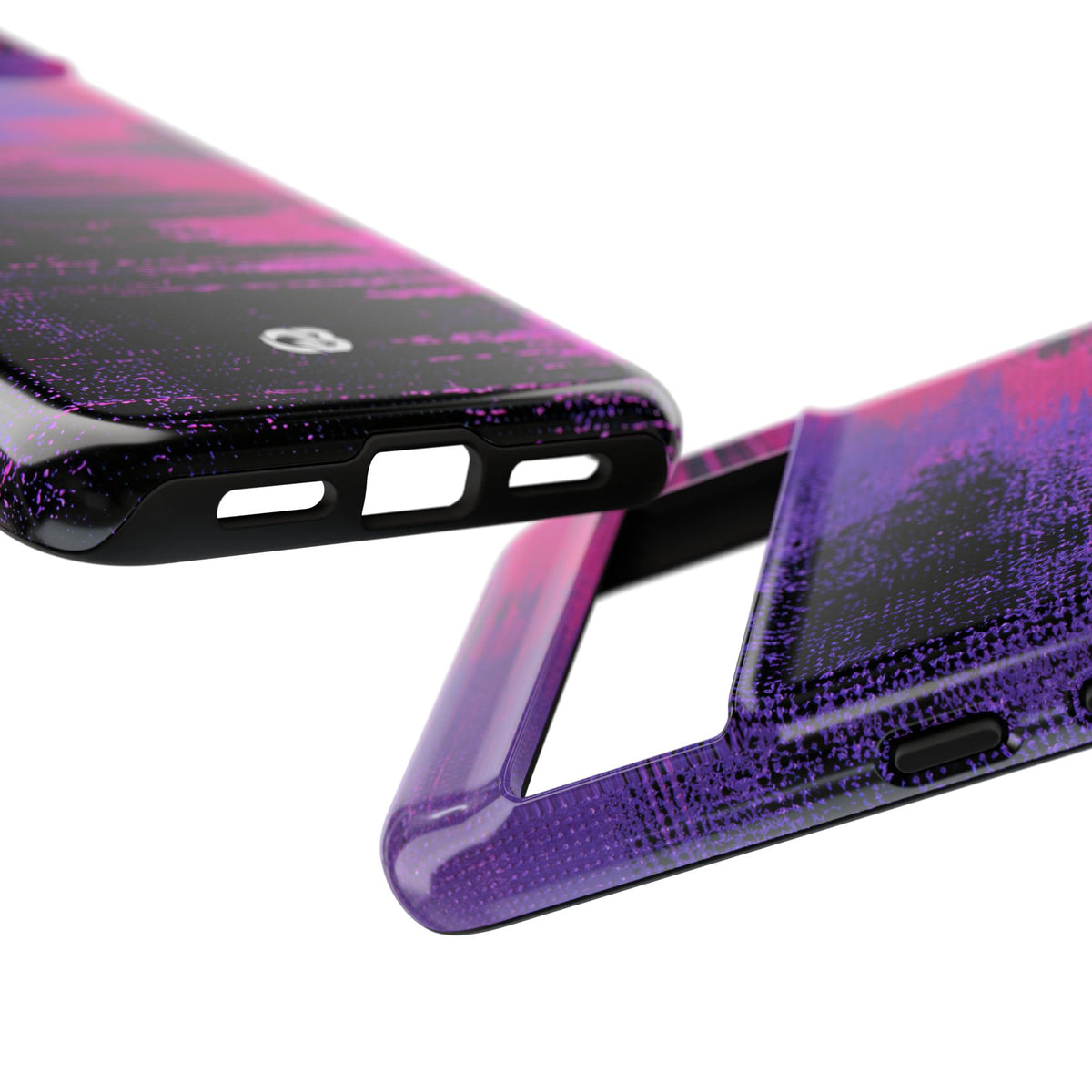 Neon Signal Shift · Tough Phone Case for Pixel ·  Purple