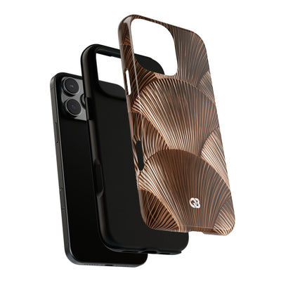 Rose Gilded Fan · Tough Phone Case for iPhone · Gold
