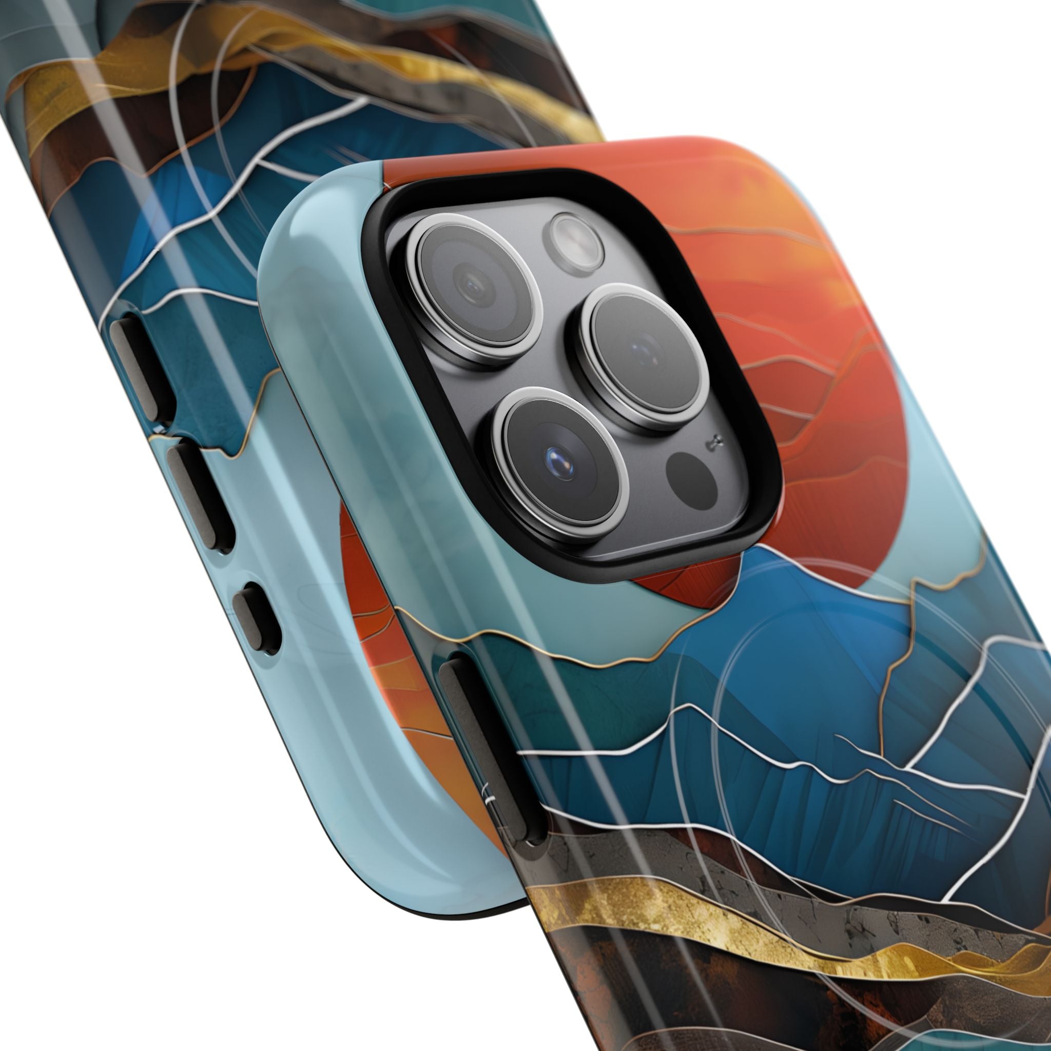 Molten Sun Peaks · Tough+ etui na telefon dla iPhone · Magsafe