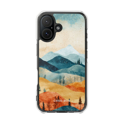 Mondbeschienene Berge iPhone 16 Case - Impact