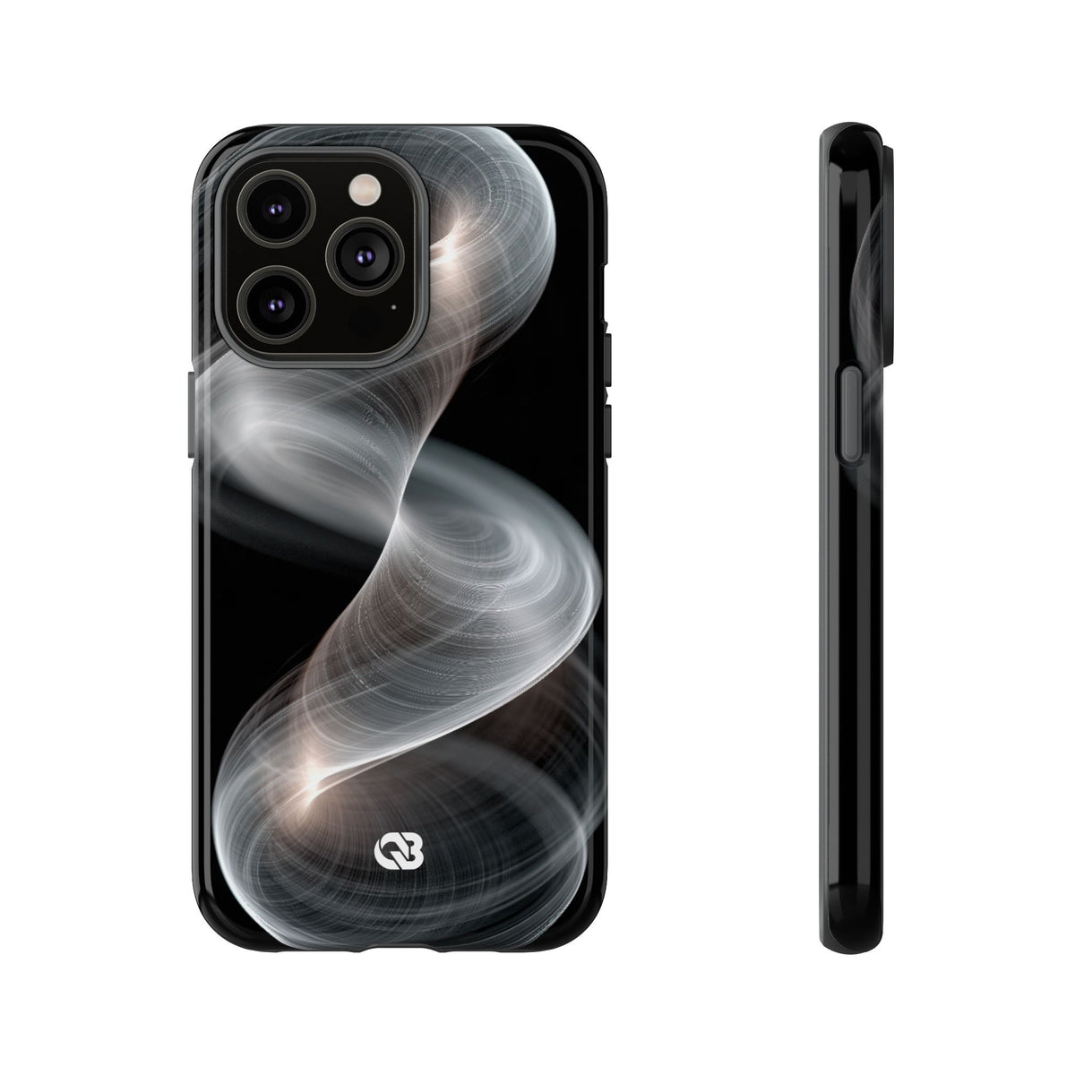 Luminous Vortex · Tough Phone Case for iPhone · Black