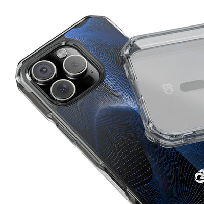Blue Impact MagSafe Phone Case for iPhone - Electric Blue Flux