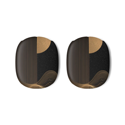 Lunar Topo Horizon · Hard Case for AirPods Max · Black