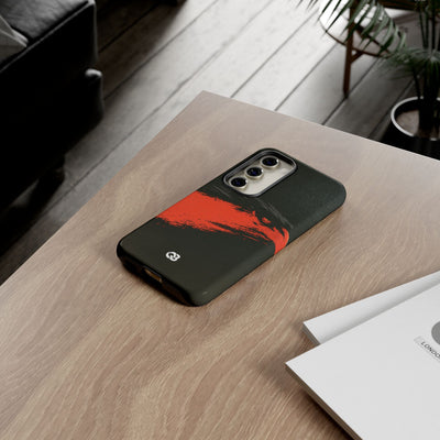 Crimson Raptor Noir · Tough Phone Case for Samsung · Black