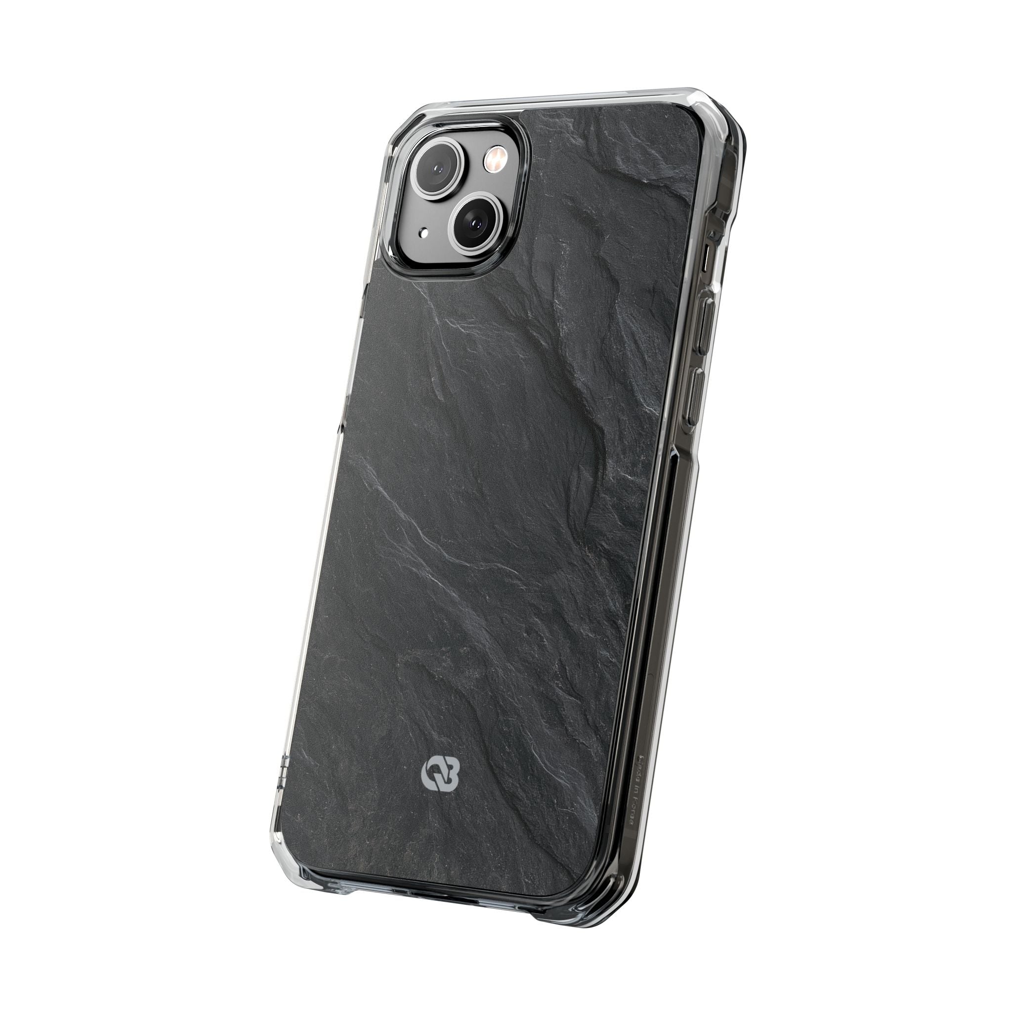 Black Impact MagSafe Phone Case for iPhone - Midnight Slate Ridge