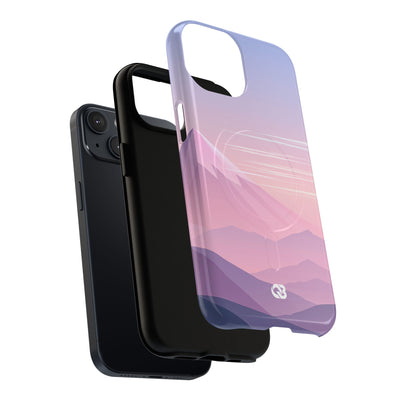 Purple Tough 2.0 Magsafe Phone Case for iPhone - Lavender Alpine Dawn