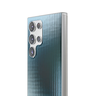 Blue Lite Phone Case for Samsung - Glacial Reeded Glass
