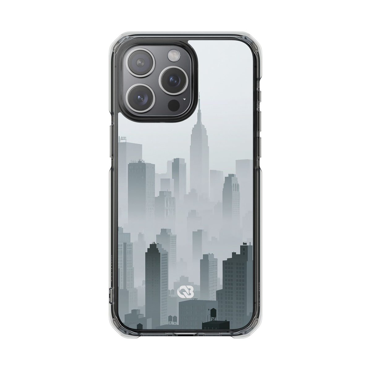 Metropolitan Horizon · Clear Impact Magnetic Phone Case for iPhone ·  Grey