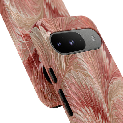 Blush Petal Plume · Tough Phone Case for Pixel ·  Pink