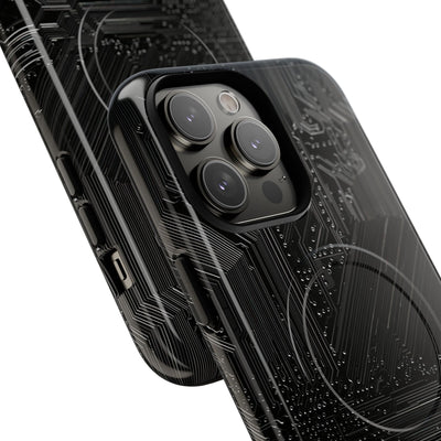 Obsidian Circuitry · Tough 2.0 Magnetic Phone Case for iPhone · Black