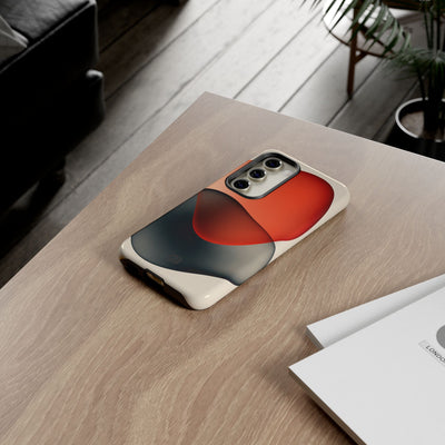 Translucent Crimson Form · Tough Phone Case for Samsung · Red