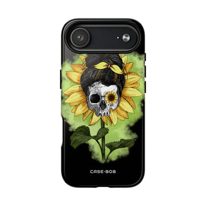 Sunflower Skull iPhone 17 Air Case - Tough+ - CASE•BOB