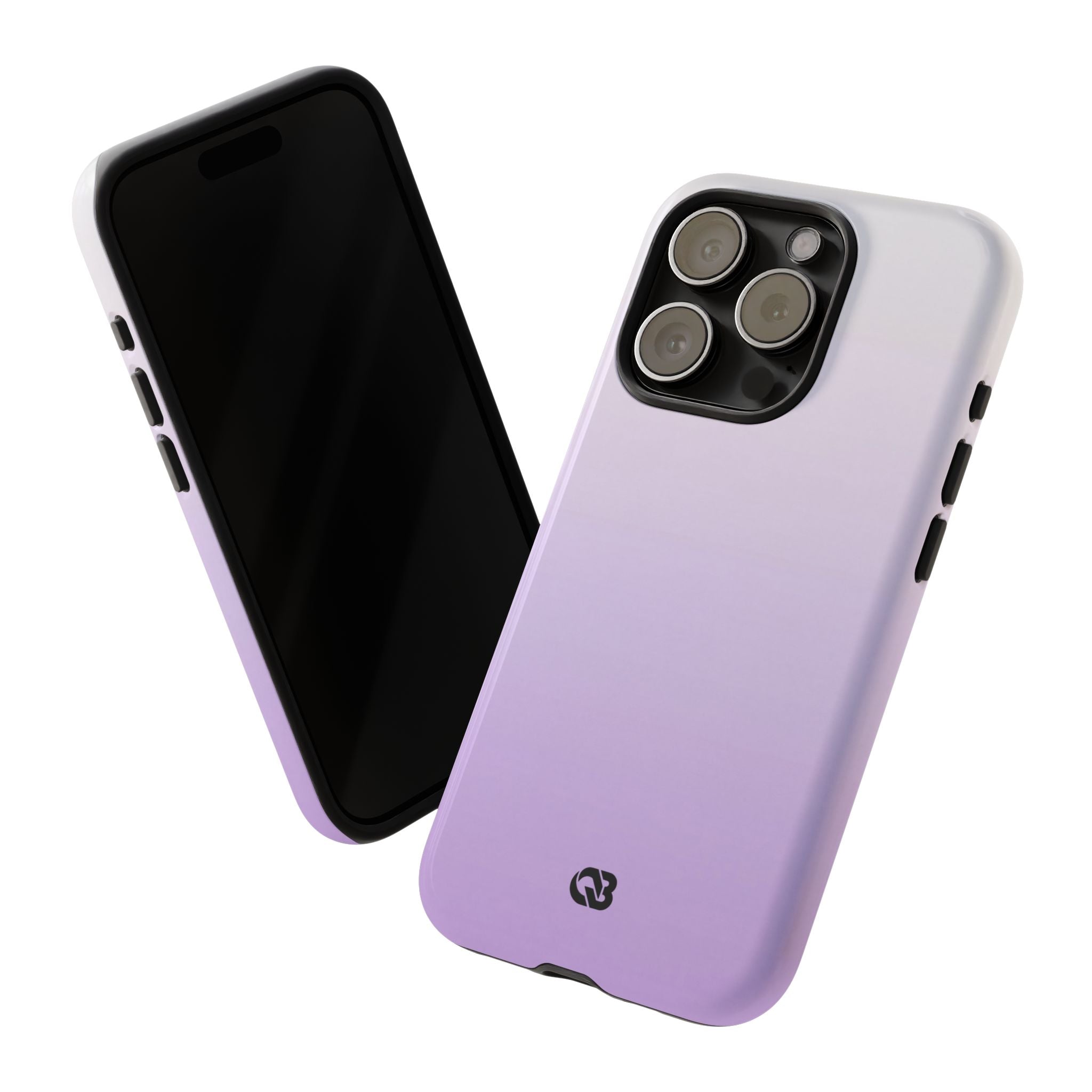 Purple Tough Phone Case for iPhone - Frosted Lavender Fade
