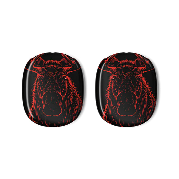 Nordic Moose Contour · Hard Case for AirPods Max · Red