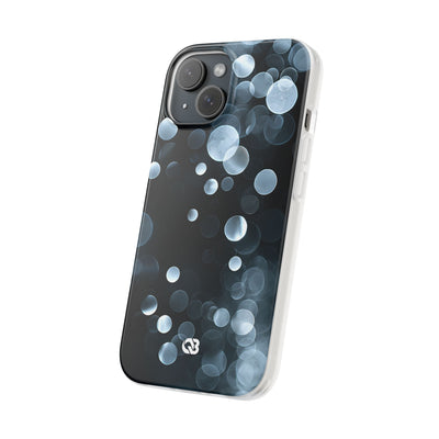 Black Lite Phone Case for iPhone - Silver Orbit Glow