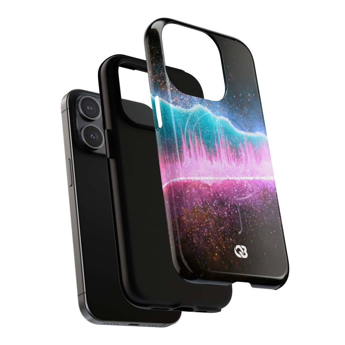Digital Frequency · Tough 2.0 Magnetic Phone Case for iPhone · Pink