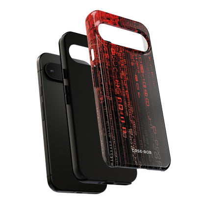 Crimson Glyphs Google Pixel 9 Pro XL Case - Tough