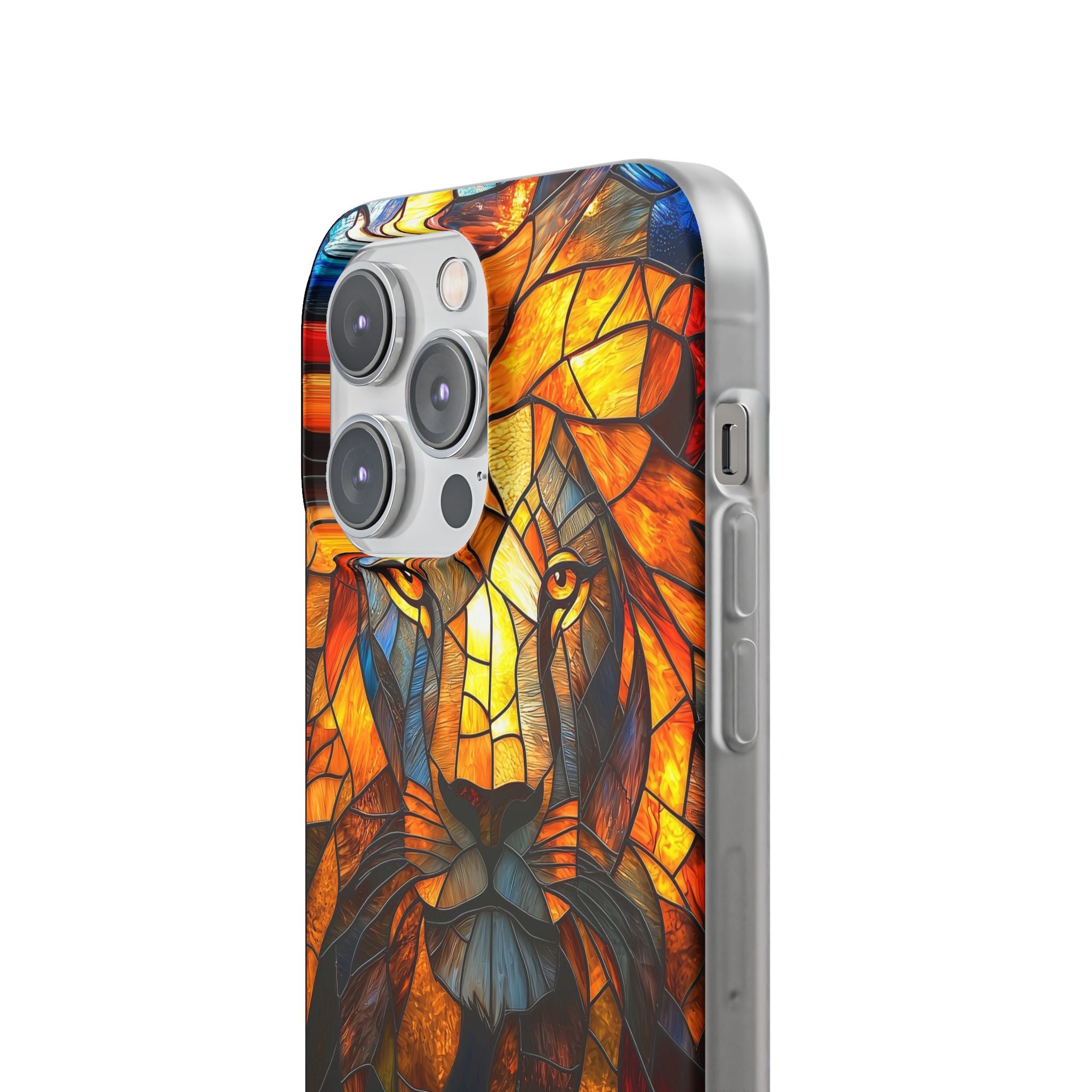 Amber Glass Lion · Soft Phone Case for iPhone