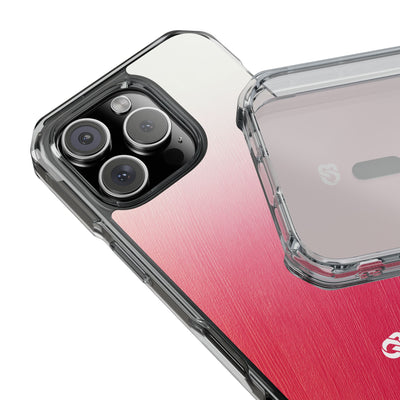 Rose Haze · Clear Impact Magnetic Phone Case for iPhone · Pink