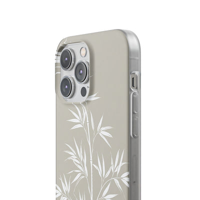 Beige Lite Phone Case for iPhone - Sandstone Bamboo Stalks